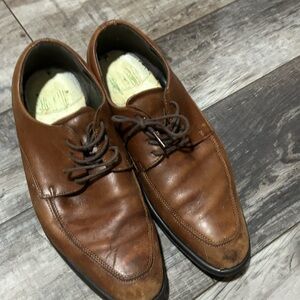 Ecco Men's Tan Leather Oxfords